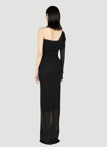 비대칭 드레스 Saint Laurent 비대칭 드레스 블랙 sla0251029