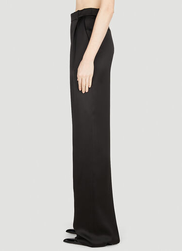 Saint Laurent Straight Leg Tailored Pants Black sla0251035