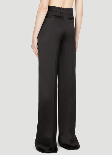 Saint Laurent Straight Leg Tailored Pants Black sla0251035