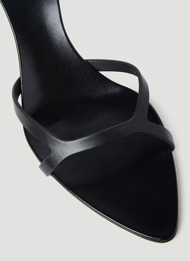 Saint Laurent Carla Heeled Sandals Black sla0251148