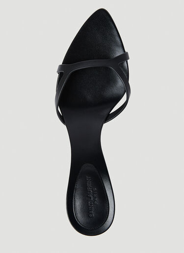 Saint Laurent Carla Heeled Sandals Black sla0251148