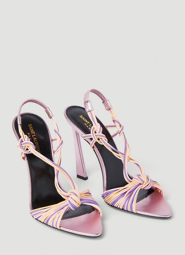 Pool High Heel Sandals Saint Laurent Pool High Heel Sandals Pink sla0251177