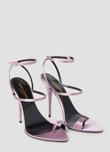 Dive High Heel Sandals Saint Laurent Dive High Heel Sandals Pink sla0252029
