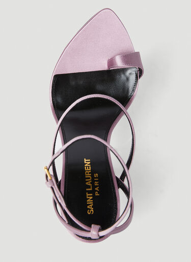 Dive High Heel Sandals Saint Laurent Dive High Heel Sandals Pink sla0252029
