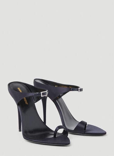 Saint Laurent 다이브 하이힐 뮬 블루 sla0252038