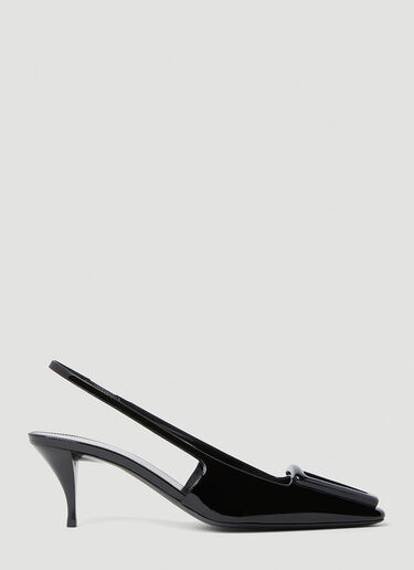 Saint Laurent 24 Kitten Heel Shoes Black sla0252044