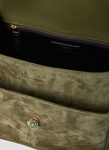 Saint Laurent Niki Medium Shoulder Bag Green sla0252053