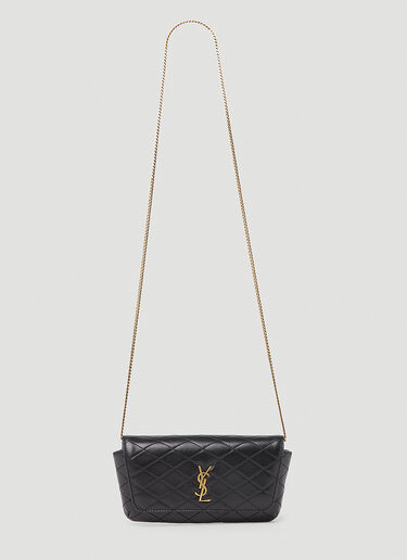 퀼티드 체인 선글라스 케이스 Saint Laurent 퀼티드 체인 선글라스 케이스 블랙 sla0252077
