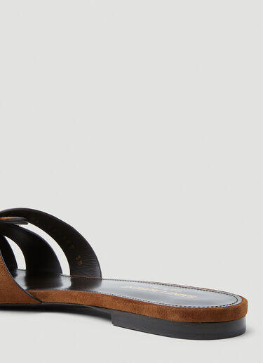 Nu Pieds 샌들 Saint Laurent Nu Pieds 샌들 브라운 sla0253053