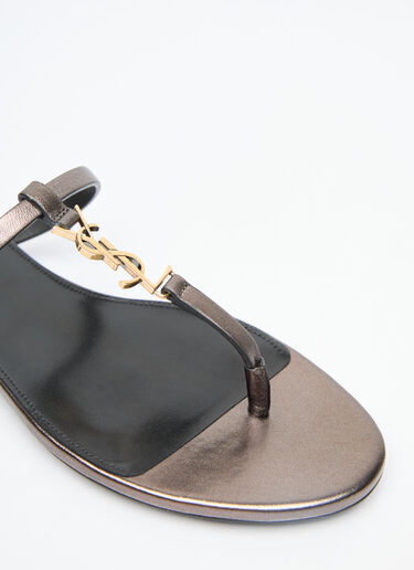 Saint Laurent Cassandra 拖鞋 黑色 sla0255049