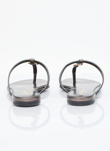 Saint Laurent Cassandra 拖鞋 黑色 sla0255049