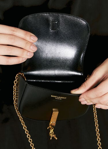 Cassandre Chain Mini Bag Saint Laurent Cassandre Chain Mini Bag Black sla0255062
