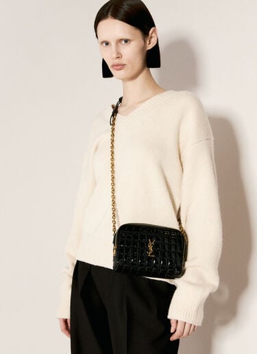 Cassandre Matelassé Carré Mini Camera Bag Saint Laurent Cassandre Matelassé Carré Mini Camera Bag Black sla0255111