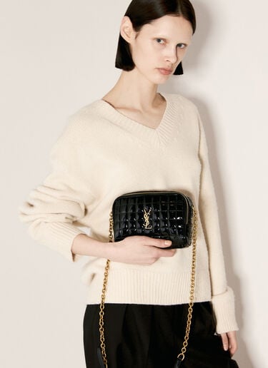 Cassandre Matelassé Carré Mini Camera Bag Saint Laurent Cassandre Matelassé Carré Mini Camera Bag Black sla0255111