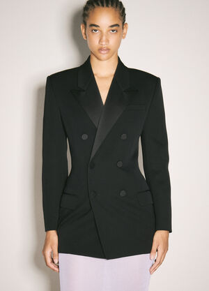 Saint Laurent Tuxedo Blazer Black sla0257010