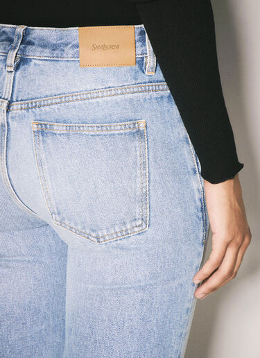 ローライズストレートジーンズ Saint Laurent ローライズストレートジーンズ ブルー sla0257021