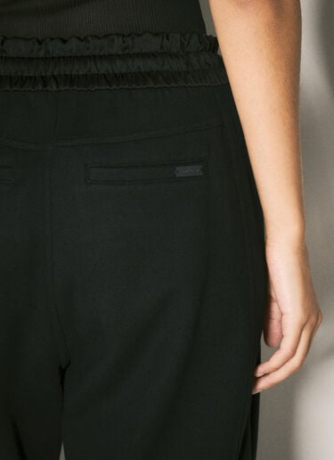 Logo Embroidery Track Pants Saint Laurent Logo Embroidery Track Pants Black sla0257029
