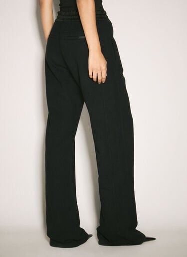 Logo Embroidery Track Pants Saint Laurent Logo Embroidery Track Pants Black sla0257029