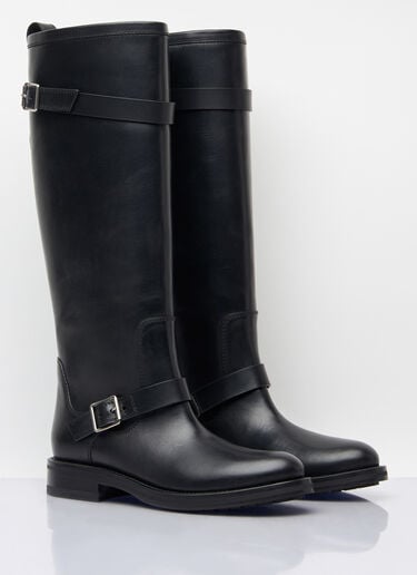 River 皮靴 Saint Laurent River 皮靴 黑色 sla0257032