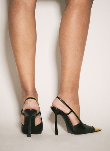 Saint Laurent 잔느 슬링백 펌프스  블랙 sla0257039