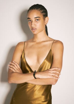 Saint Laurent Cassandre 腰带手链 黑色 sla0257057