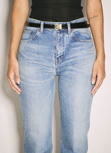 Cassandre Patent Belt Saint Laurent Cassandre Patent Belt Black sla0257072