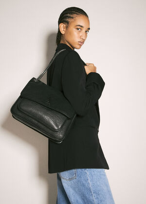 Saint Laurent 大号 Niki 单肩包 黑色 sla0257080