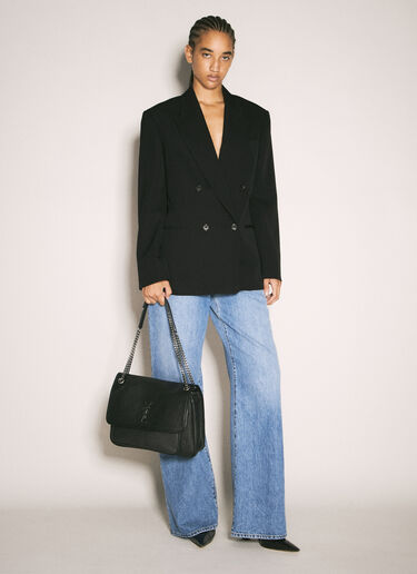 Saint Laurent Large Niki Shoulder Bag Black sla0257080
