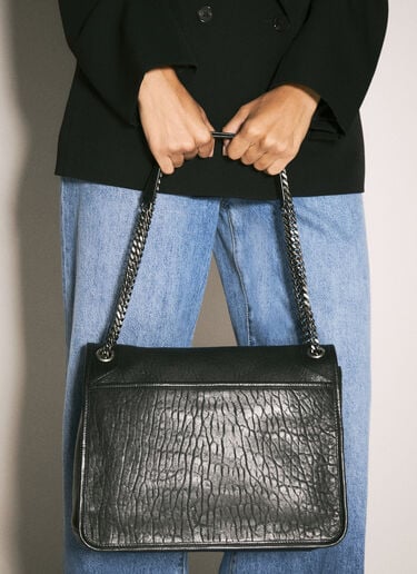 Large Niki Shoulder Bag Saint Laurent Large Niki Shoulder Bag Black sla0257080