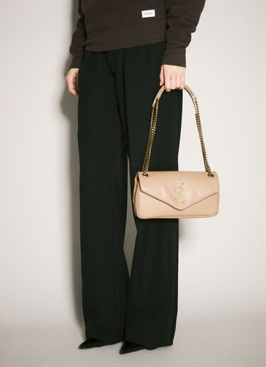 Calypso Small Shoulder Bag Saint Laurent Calypso Small Shoulder Bag Beige sla0257096