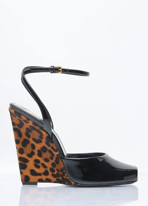 Saint Laurent Le Scandale Wedges Black sla0258009