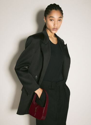 迷你 Le 5 Ã 7 单肩包 Saint Laurent 迷你 Le 5 Ã 7 单肩包 酒红色 sla0258015