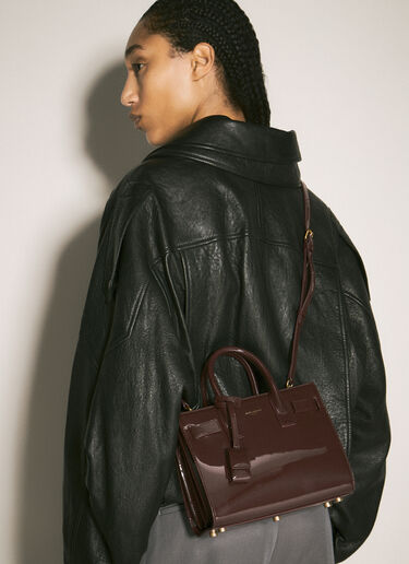 Saint Laurent Sac De Jour ナノハンドバッグ パープル sla0258025