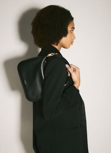ロゴプリント ショルダーバッグ Saint Laurent ロゴプリント ショルダーバッグ ブラック sla0258047
