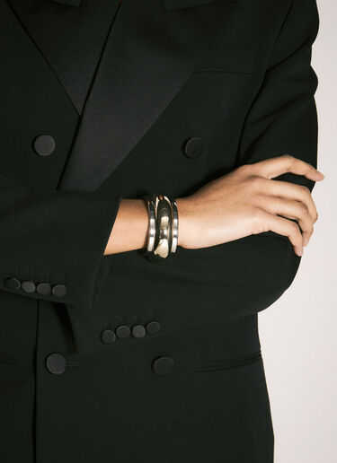 Saint Laurent Bumpy Bracelet Gold sla0258057