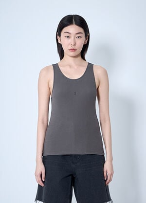 Saint Laurent Cassandre 背心  灰色 sla0259011