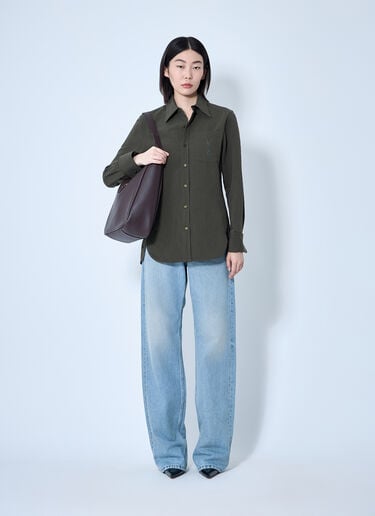 Saint Laurent Cassandre 衬衫  米色 sla0259014