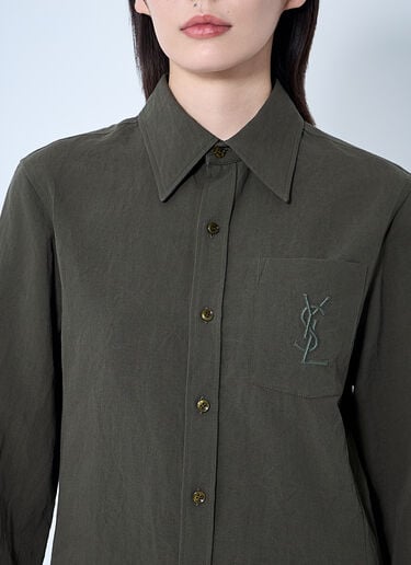 Saint Laurent Cassandre 衬衫  米色 sla0259014