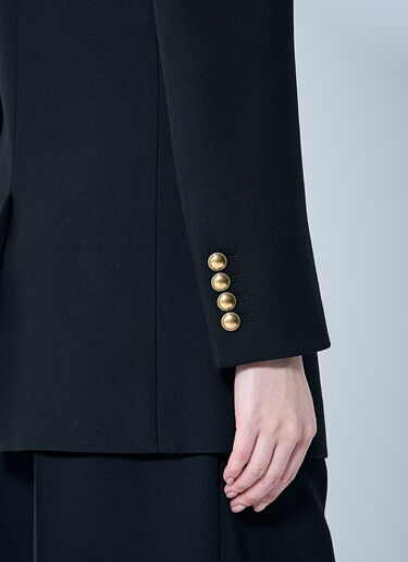 Saint Laurent ウールギャバジンブレザー  ブラック sla0259019