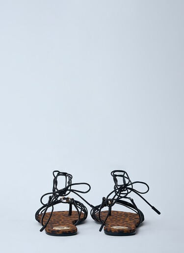 Saint Laurent Babylone 凉鞋 棕色 sla0259036