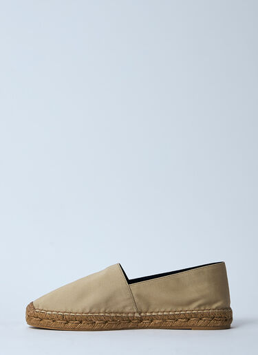Saint Laurent Cotton Espadrilles Beige sla0259038