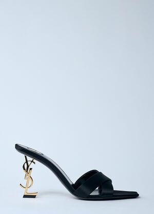 Saint Laurent 오피움 85 샌들  블랙 sla0259040