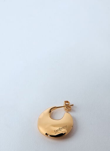 泪珠形圈形耳环 Saint Laurent 泪珠形圈形耳环 金色 sla0259048