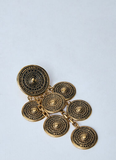 Bo Medailles Pendant Earrings Saint Laurent Bo Medailles Pendant Earrings Gold sla0259057