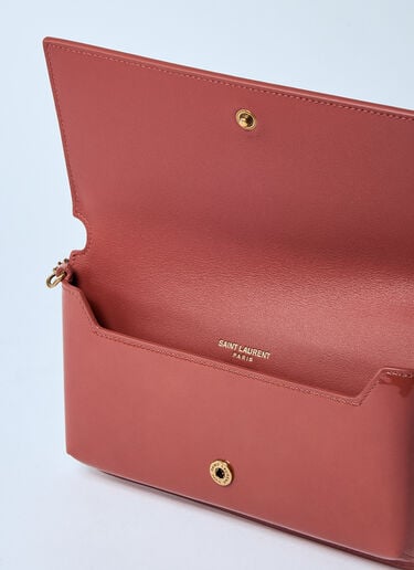 Saint Laurent カサンドラ チェーン付きスマホケース  レッド sla0259085