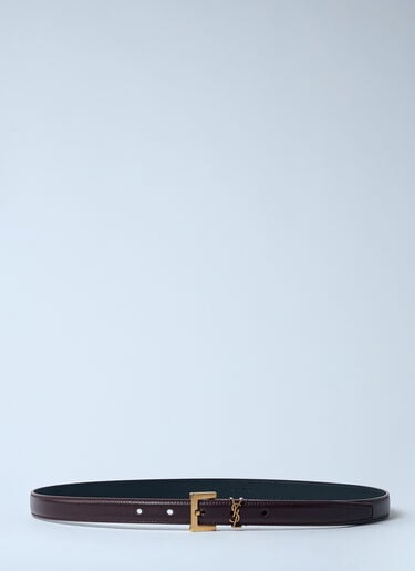 Saint Laurent Cassandre 细腰带  黑色 sla0259092