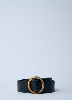 Saint Laurent Leather Belt Black sla0259099