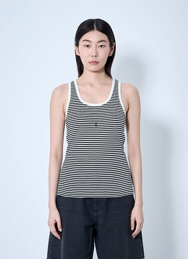 Saint Laurent Cassandre Tank Top Black sla0260080