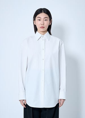 Saint Laurent Cassandre Shirt Cream sla0260081