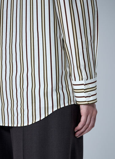 ストライプボタンダウンシャツ Saint Laurent ストライプボタンダウンシャツ グレー sla0260082